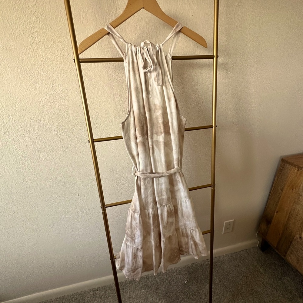 Anthropologie Cloth & Stone Evanne Halter Mini Dress